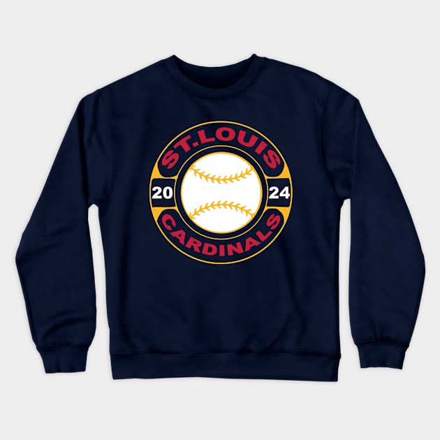 Cardinals Baseball 2024 Crewneck Sweatshirt by CovpaTees